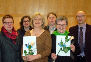 Helma Stukenborg (vorne links), Angelika Pfeiler (vorne rechts)
