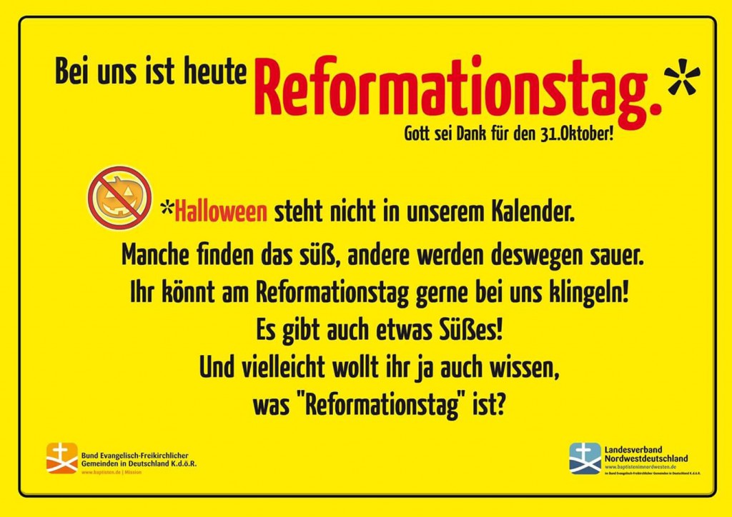 ReformationstagstattHalloweenBaptisten